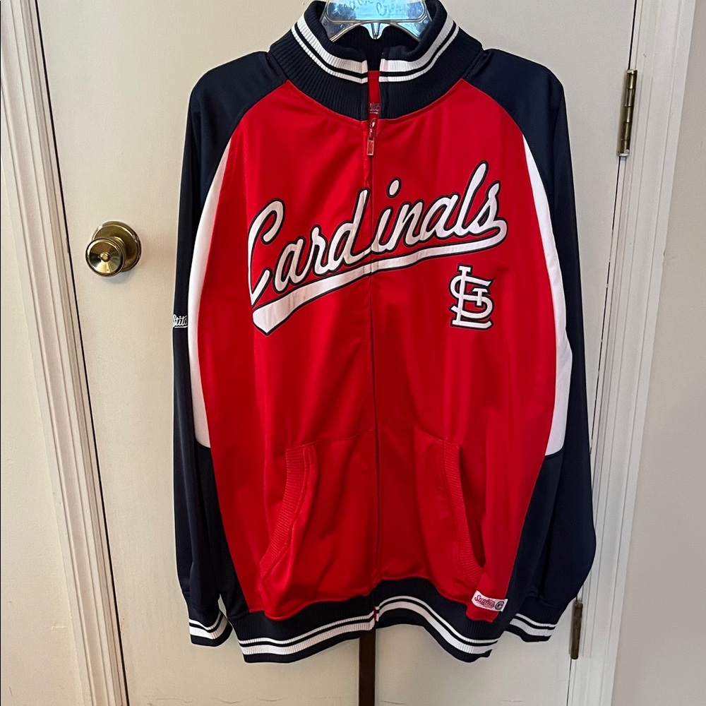 Stitches Cardinals Men’s Jacket - Red and Navy